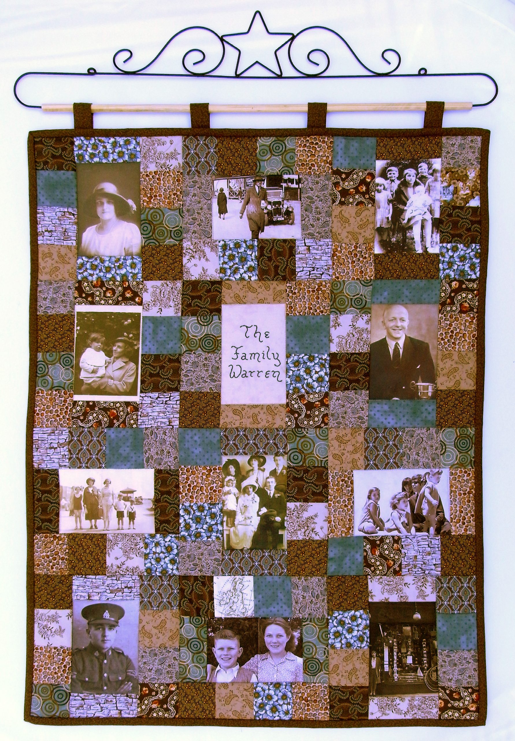Linda’s patchwork momento